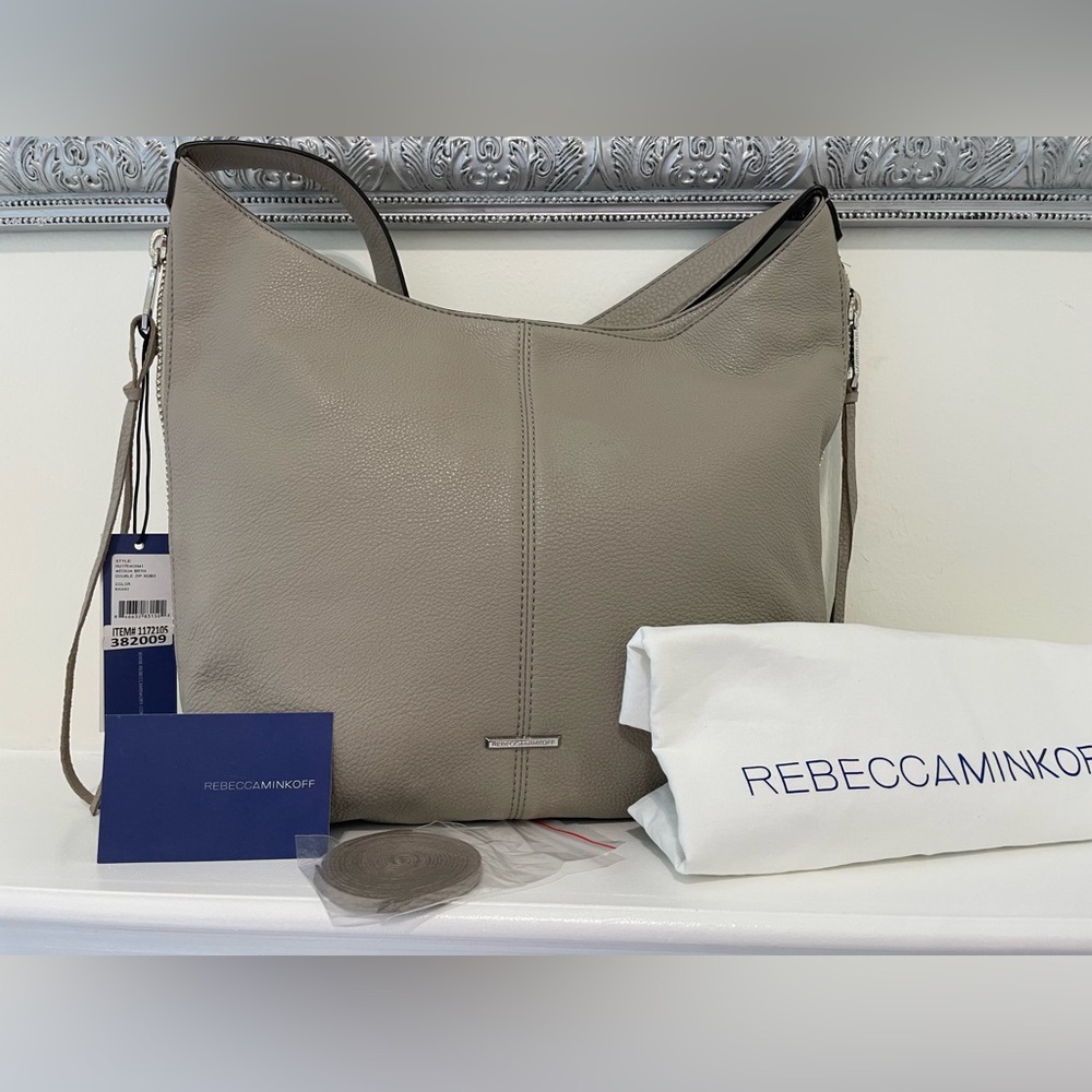 Rebecca Minkoff brand new with tag medium Bryn hobo bag gray